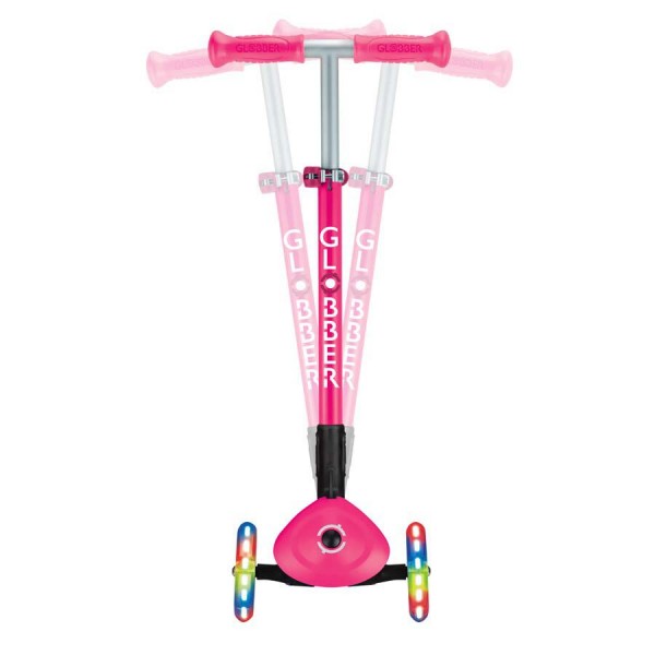 Monopattino Globber Primo Foldable Lights Neon Pink