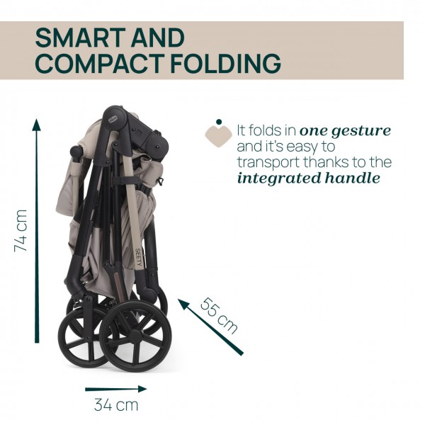 Trio Chicco Seety 2 Cloud con Seggiolino Kory Essential i-Size Cloud