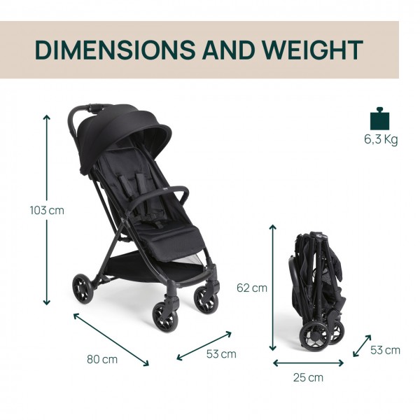 Passeggino Chicco Urbino Black