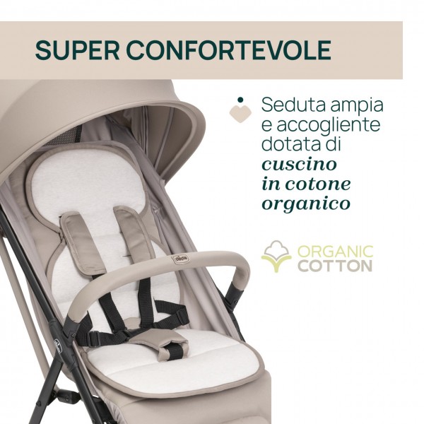 Passeggino Chicco Taormina Sandshell 0m+ Portata 22 Kg