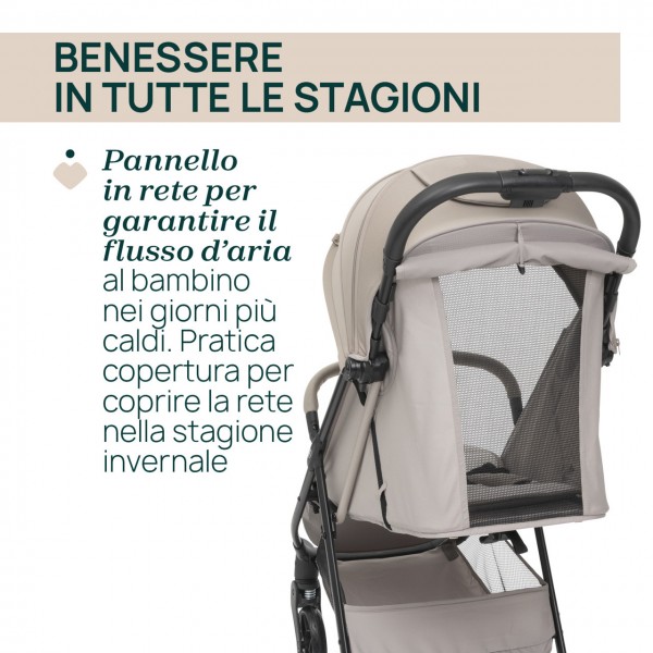 Passeggino Chicco Taormina Sandshell 0m+ Portata 22 Kg