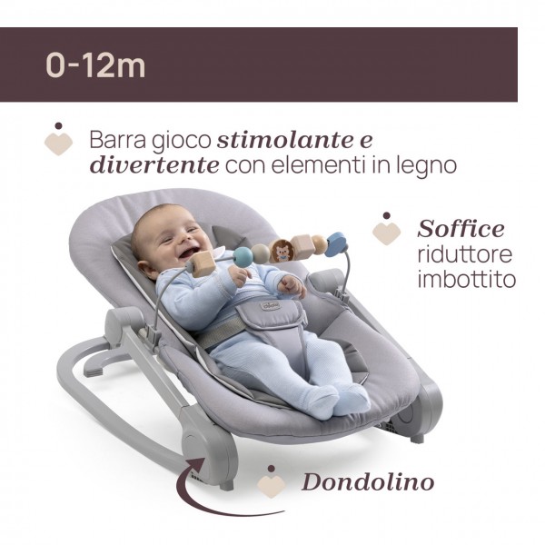 Sdraietta Chicco Magia Coal 0m+