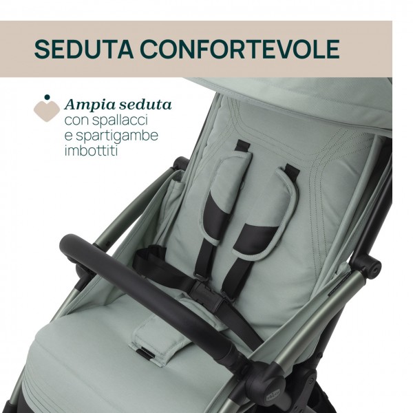 Passeggino Chicco Goody XPlus Sage chiusura automatica Portata 22 kg