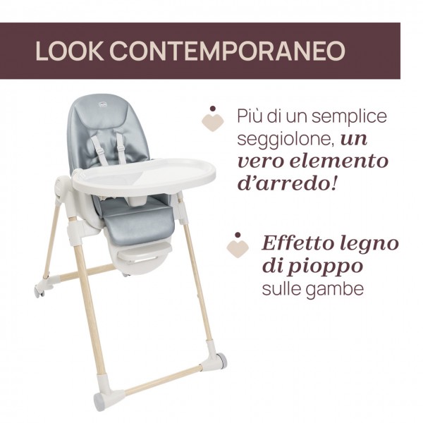 Seggiolone Chicco Polly Armonia evolutivo da 0 Mesi a 40 kg Greenery