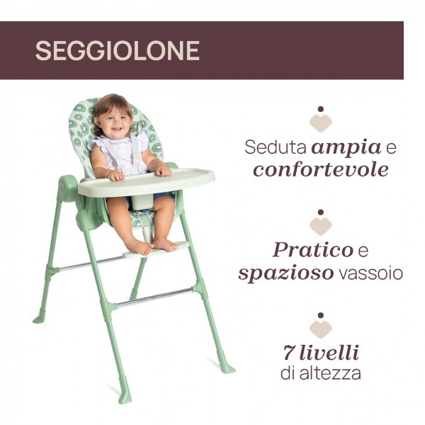 Seggiolone Chicco Polly Essential Kiwi