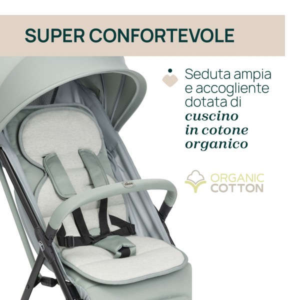 Passeggino Chicco Taormina Sage 0m+ Portata 22 Kg