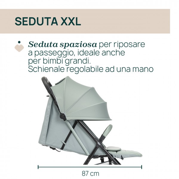 Passeggino Chicco Taormina Sage 0m+ Portata 22 Kg