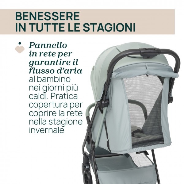 Passeggino Chicco Taormina Sage 0m+ Portata 22 Kg