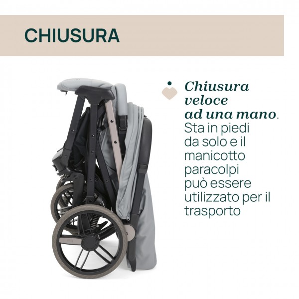 Passeggino Chicco Dolomiti Pebble Portata 22 Kg