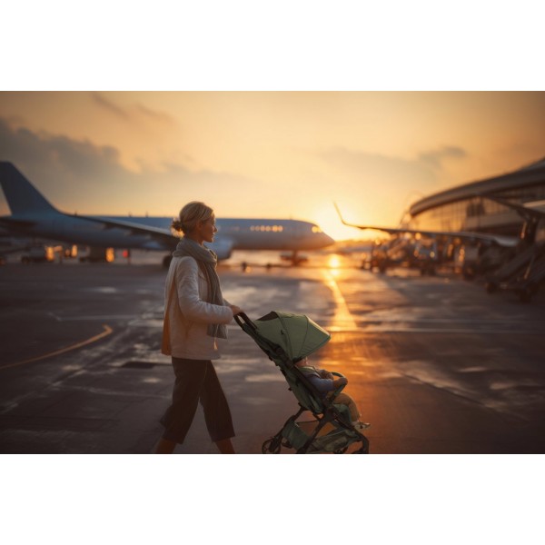 Chicco AERO-WE 2 Passeggino Aereo con Borsa da Viaggio Ebony