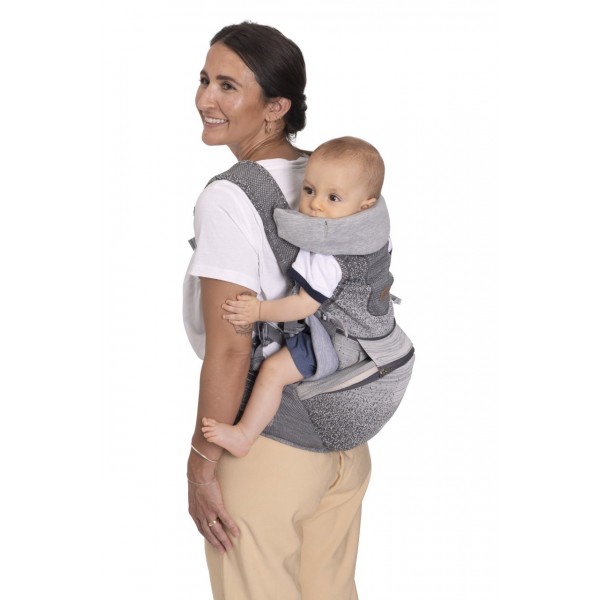 Chicco Marsupio Airy Hip Fit Pebble Portata 15 Kg