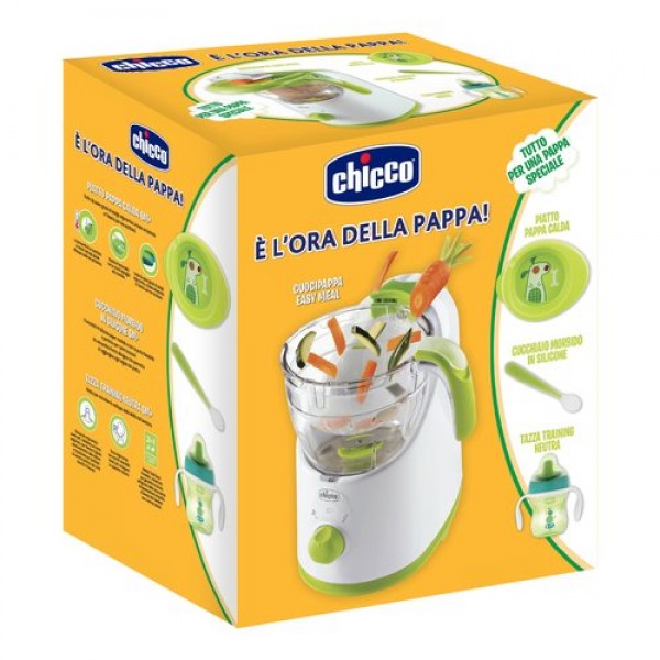 Set CuociPappa Chicco Easy Meal 2 in 1 + Accessori