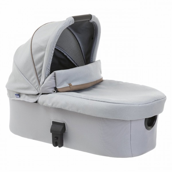 Trio Chicco One4Ever Light Silverleaf con Seggiolino Auto Kory Black