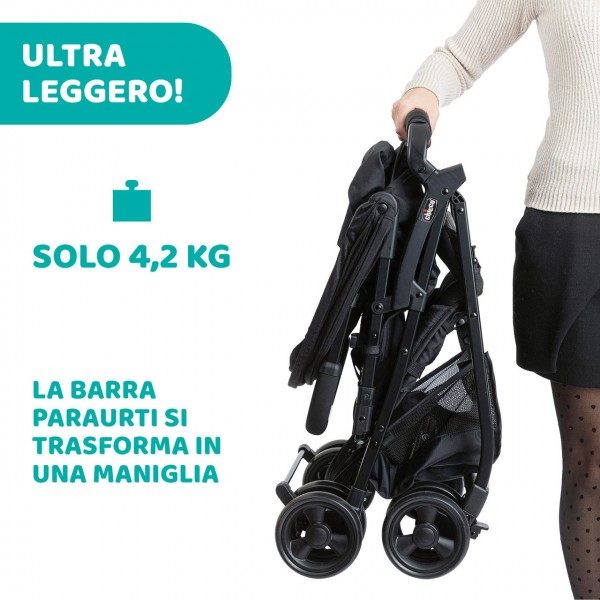 Passeggino Chicco Ohlala 3 Jet Black