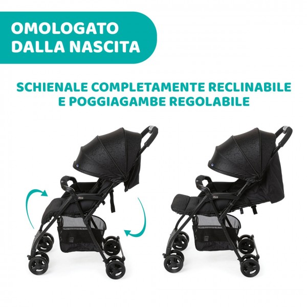 Passeggino Chicco Ohlala 3 Jet Black