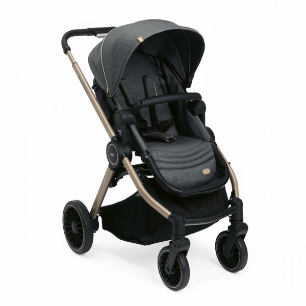 Trio Chicco Best Friend Pro Light City Map Re_Lux con Seggiolino Auto Kory Black