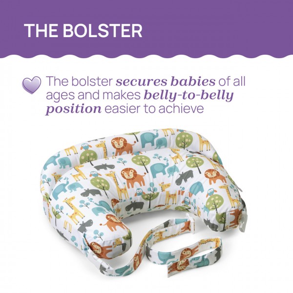 Chicco Boppy Cuscino Allattamento Deluxe Peaceful Jungle