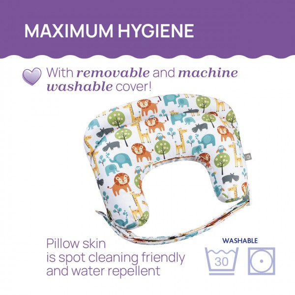 Chicco Boppy Cuscino Allattamento Deluxe Peaceful Jungle