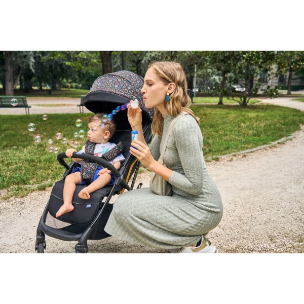 Passeggino Chicco Glee Sage Portata 22 Kg Chiusura Automatica + Parapioggia