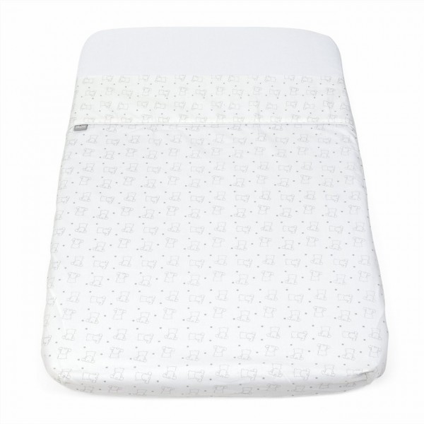 Set Lenzuola Superiore e Inferiore con Angoli Chicco Next 2 Me Bear 2pz