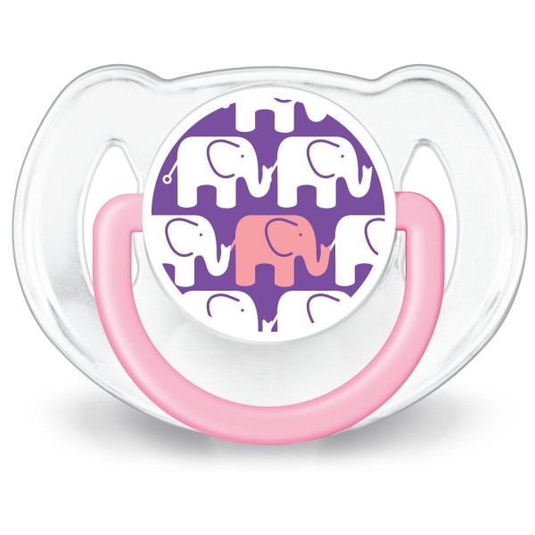 Set Regalo Avent Biberon + 2 Succhietti + Clip Elefantino Bambina