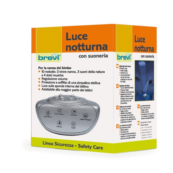 Brevi 338 Luce Notturna Per Lettini Con Suoneria E Consolle Multifunzione