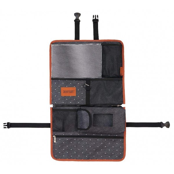  Organizer per Sedile Auto e Passegino Badabulle Easy Travel 2 in 1 