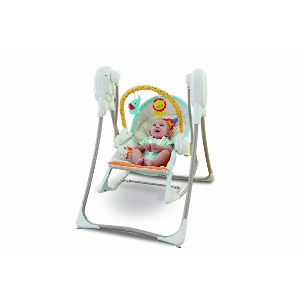 Fisher Price Baby Gear Altalena 3-in-1 Cuccioli Della Natura