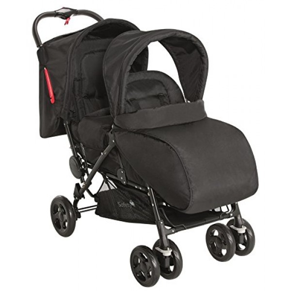 Passeggino Gemellare Safety 1st Duodeal Full Black