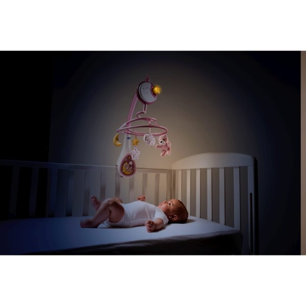 Giostrina Chicco 3 in 1 Next2Dreams Rosa