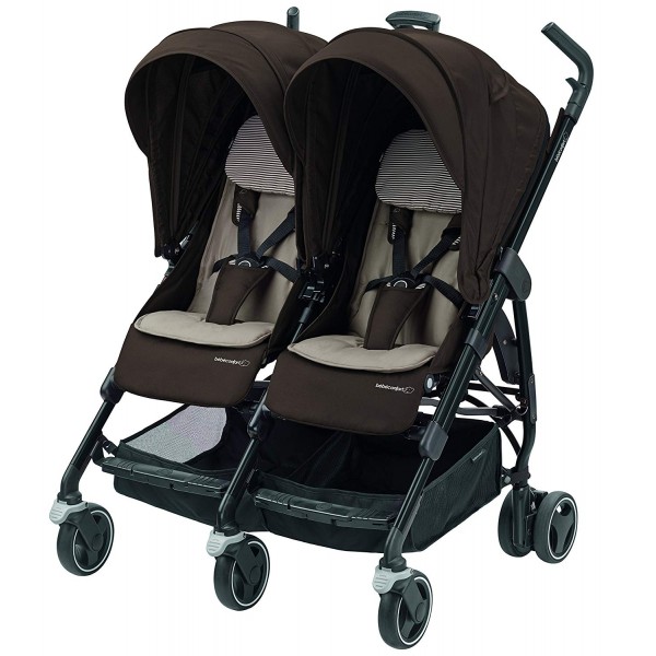 Passeggino Gemellare Bebe Confort Dana For 2 Earth Brown