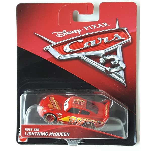 Macchinina Disney Cars Rust-Eze Saetta McQueen