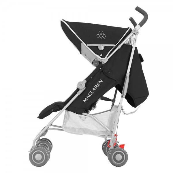 Passeggino Maclaren Quest Black Silver