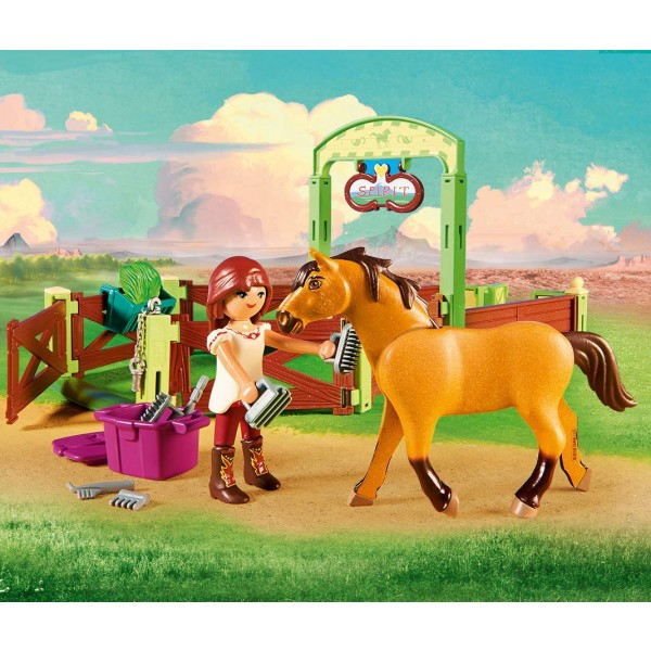 Lucky e la Stalla Di Spirit Playmobil