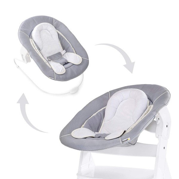 Sdraietta Hauck Alpha Bouncer 2 in 1 Stretch Grey