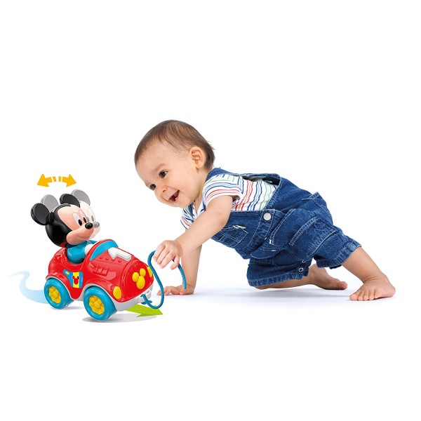 Macchinina Trainabile Disney Baby Mickey Pull Along Car