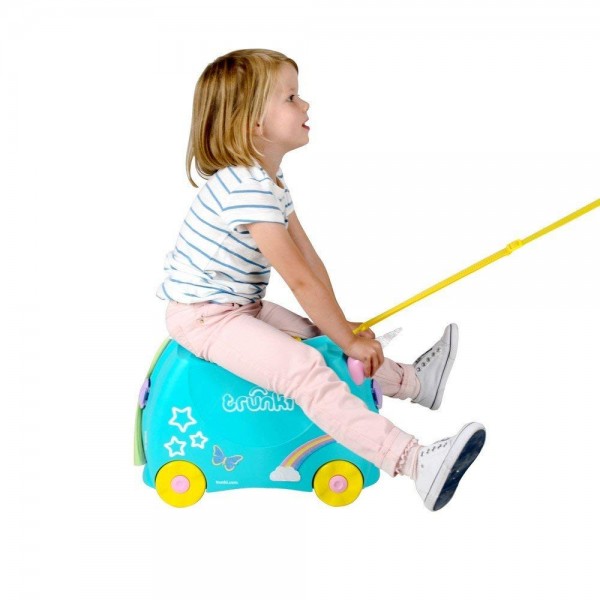 Valigia Cavalcabile Trunki Una Unicorno Verdino
