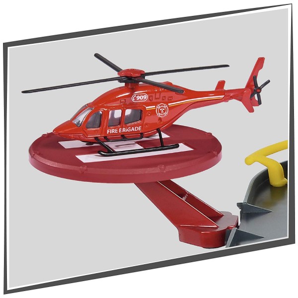Pista Majorette by Simba Mega Rescue Station 5 Veicoli