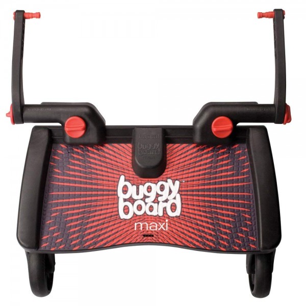 Pedana Lascal Buggyboard Maxi Universale per Passeggino Rosso