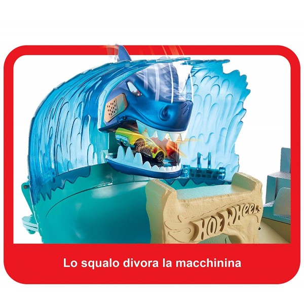 Pista Hot Wheels Mega Playset SOS Squalo 