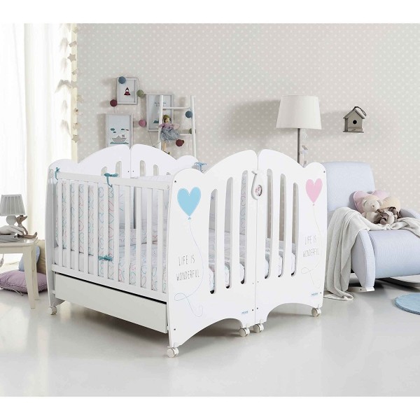 Kit Gemellare Micuna per Culla Bianco