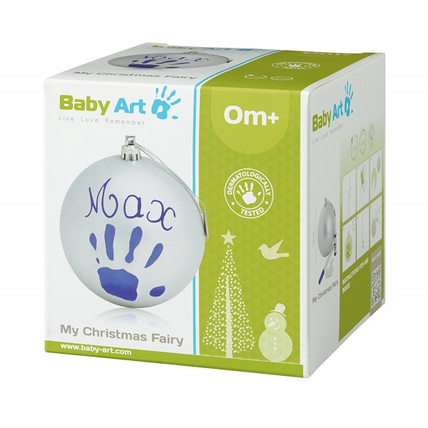 Set Impronta Baby Art Pallina di Natale Christmas Ball Grigia