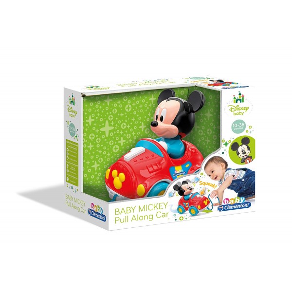 Macchinina Trainabile Disney Baby Mickey Pull Along Car