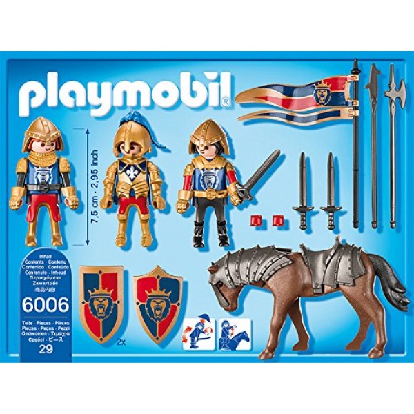 Squadra Esplorativa dei Cavalieri del Leone Playmobil Knights
