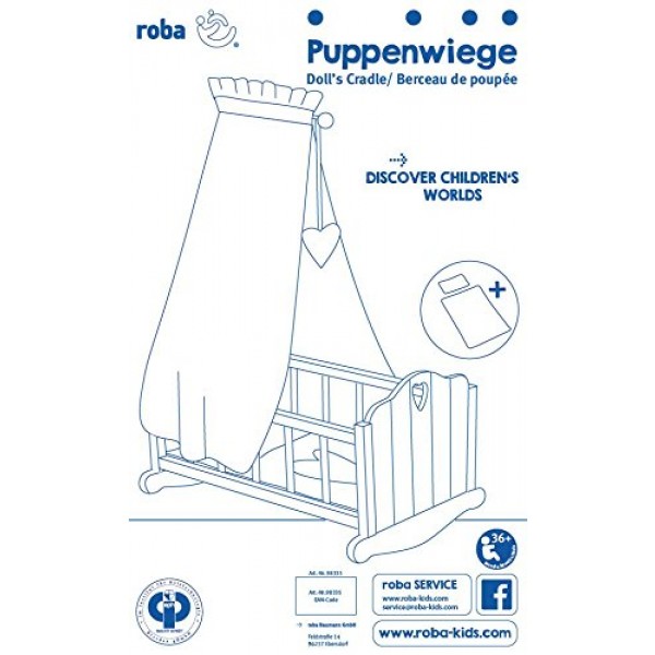 Culla per Bambole Roba Fienchen