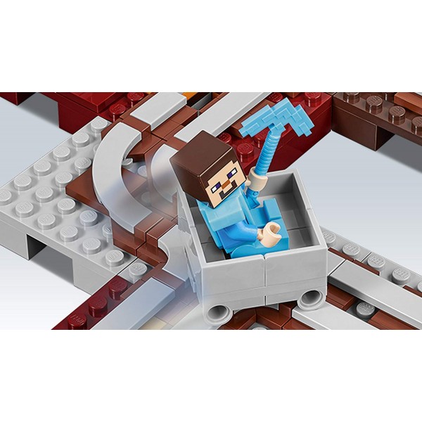Costruzioni Lego Minecraft la Ferrovia del Nether