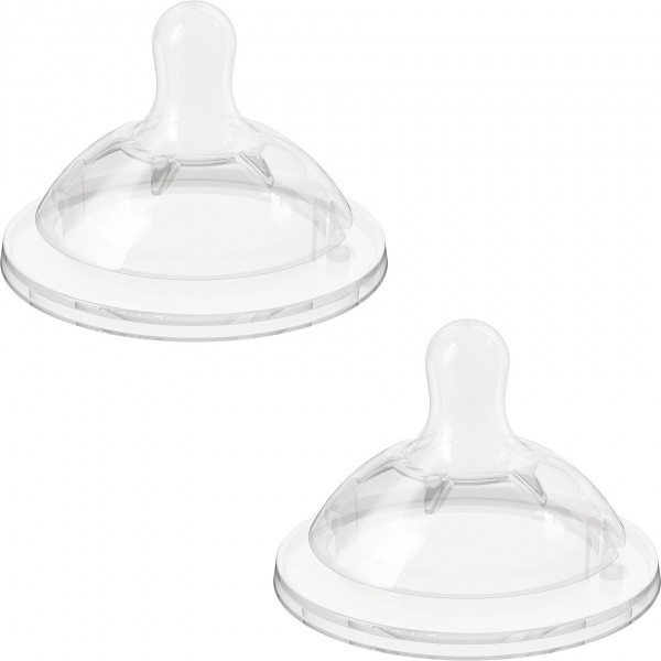 Set 2 Tettarelle Chicco NaturalFeeling 6m+ Flusso Veloce