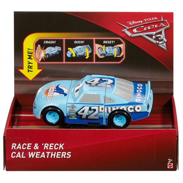 Macchinina Disney Cars 3 Super Crash Cal Weathers