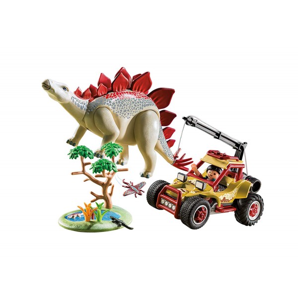 Veicolo degli Esploratori e Stegosauro Playmobil 