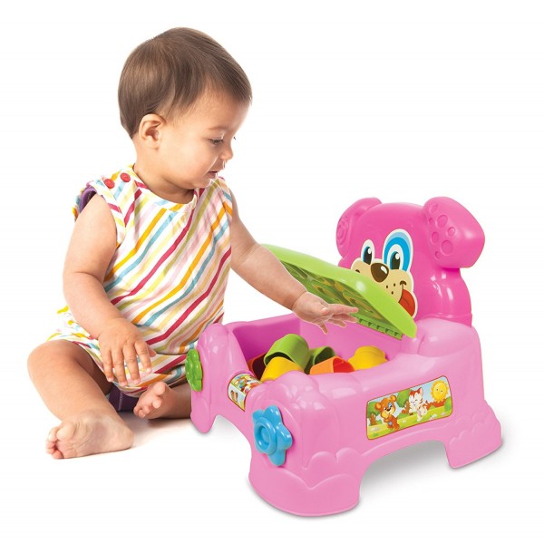 Poltroncina Porta Mattoncini Bimba Clementoni